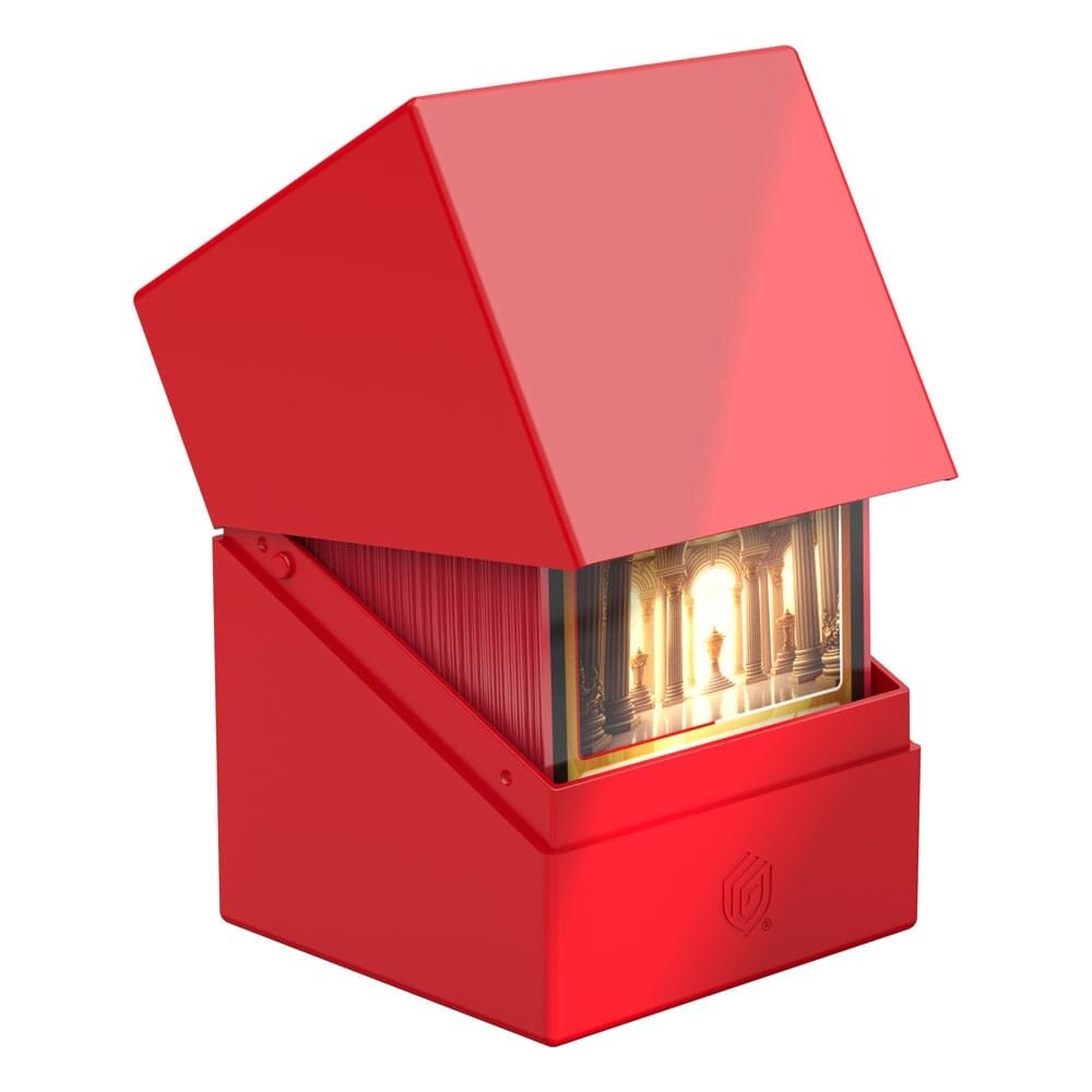 Ultimate Guard Boulder Deck Box 100+ Solid Red Ultimate Guard Boulder Deck Box 100+ Solid Red
