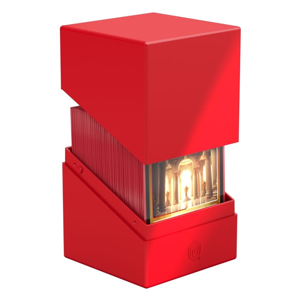 Ultimate Guard Boulder Deck Box 100+ Solid Red Ultimate Guard Boulder Deck Box 100+ Solid Red