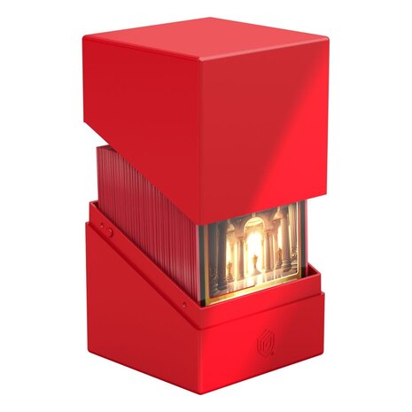 Ultimate Guard Boulder Deck Box 100+ Solid Red Ultimate Guard Boulder Deck Box 100+ Solid Red