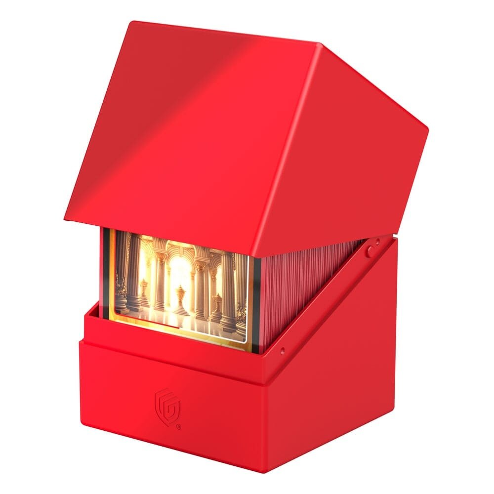 Ultimate Guard Boulder Deck Box 100+ Solid Red Ultimate Guard Boulder Deck Box 100+ Solid Red