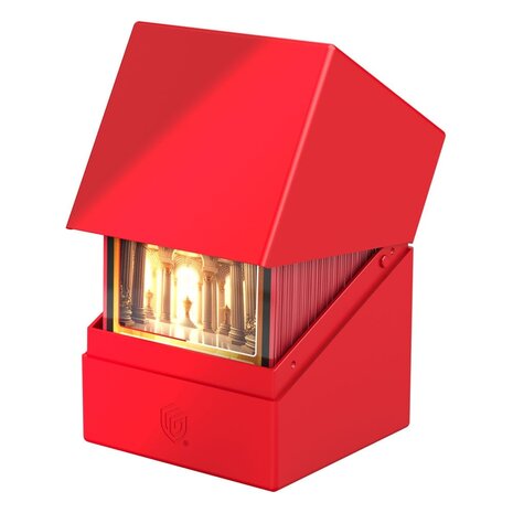 Ultimate Guard Boulder Deck Box 100+ Solid Red Ultimate Guard Boulder Deck Box 100+ Solid Red