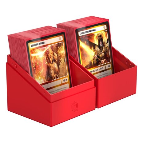 Ultimate Guard Boulder Deck Box 100+ Solid Red Ultimate Guard Boulder Deck Box 100+ Solid Red