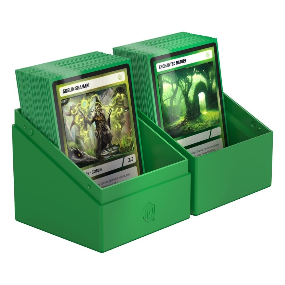 Ultimate Guard Boulder Deck Box 100+ Solid Green Ultimate Guard Boulder Deck Box 100+ Solid Green