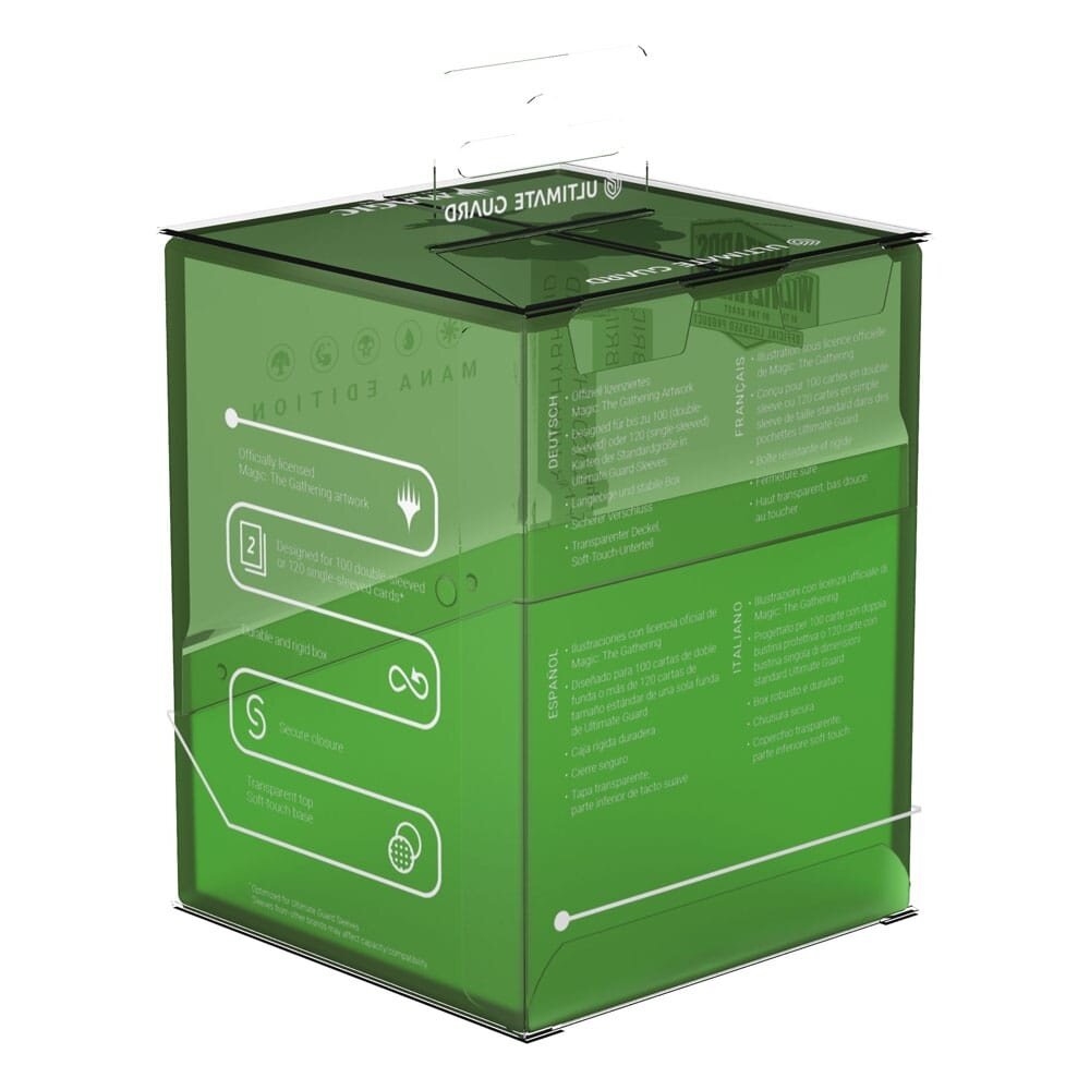 Ultimate Guard Boulder Deck Box 100+ Hybrid Magic: The Gathering "Mana Edition" - Forest Ultimate Guard Boulder Deck Box 100+ Hybrid Magic: The Gathering "Mana Edition" - Forest