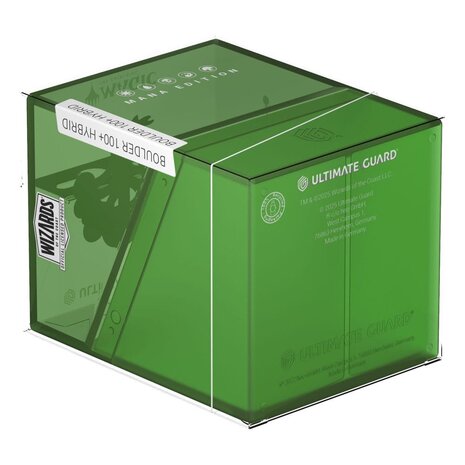 Ultimate Guard Boulder Deck Box 100+ Hybrid Magic: The Gathering "Mana Edition" - Forest Ultimate Guard Boulder Deck Box 100+ Hybrid Magic: The Gathering "Mana Edition" - Forest