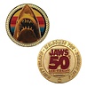 FaNaTtiK Jaws Collectable Coin 50th Anniversary 24k Gold Plated Limited Edition