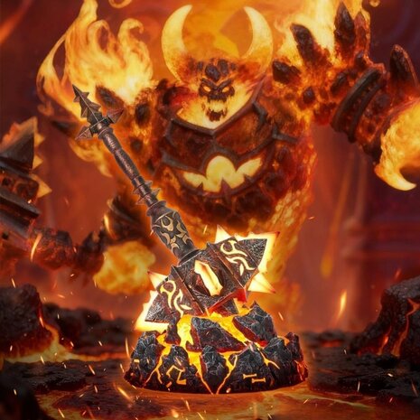 HEX Collectibles World of Warcraft Replica Sulfuras, Hand of Ragnaros 25 cm