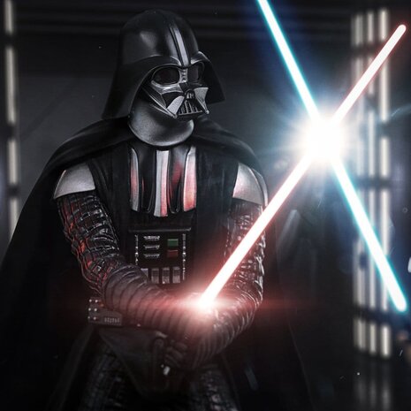 Iron Studios Star Wars Deluxe Art Scale Statue 1/10 Darth Vader Vs Obi-Wan Kenobi (CCXP Exclusive 2025) 24 cm