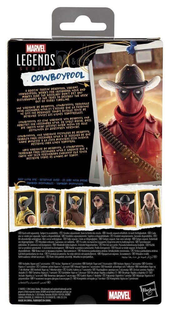 Hasbro Deadpool & Wolverine Marvel Legends Action Figure Cowboypool 15 cm Hasbro Deadpool & Wolverine Marvel Legends Action Figure Cowboypool 15 cm