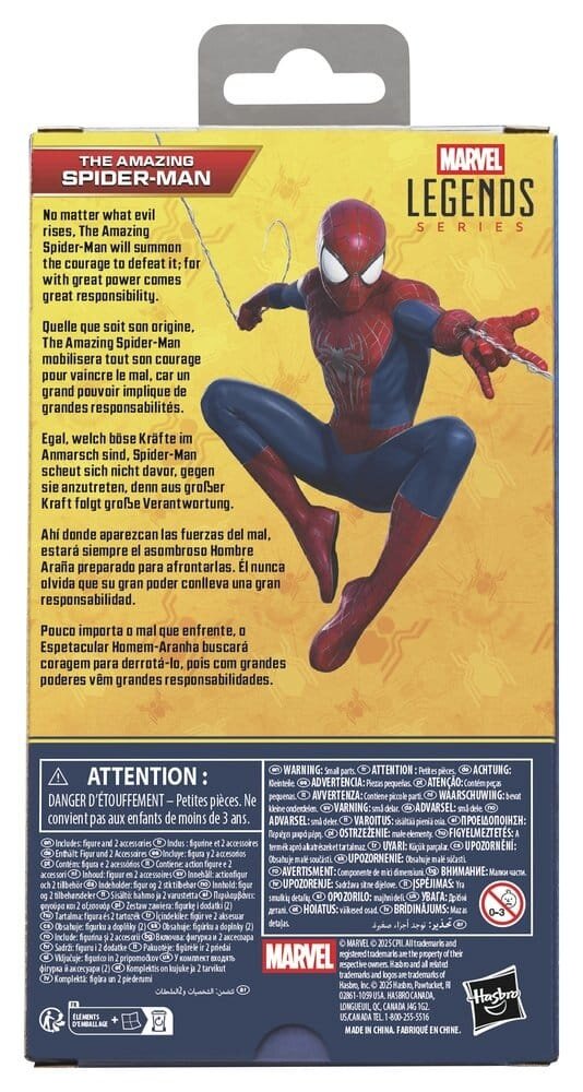 Hasbro Spider-Man: No Way Home Marvel Legends Action Figure The Amazing Spider-Man 15 cm Hasbro Spider-Man: No Way Home Marvel Legends Action Figure The Amazing Spider-Man 15 cm