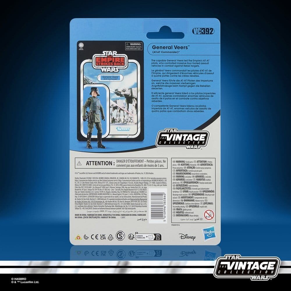 Hasbro Star Wars Episode V Vintage Collection Action Figure General Veers (AT-AT Commander) 10 cm