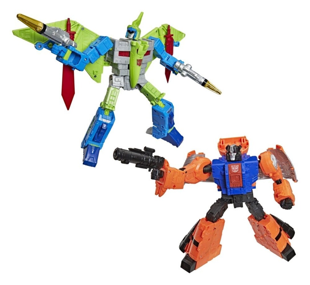 Hasbro Transformers Age of the Primes Leader Class Action Figure 2-Pack G2 G2 Dinobot Swoop & G2 Dinobot Sludge 19 cm