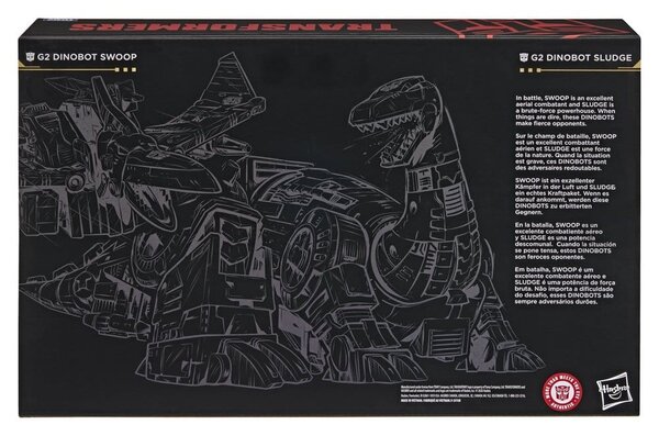 Hasbro Transformers Age of the Primes Leader Class Action Figure 2-Pack G2 G2 Dinobot Swoop & G2 Dinobot Sludge 19 cm