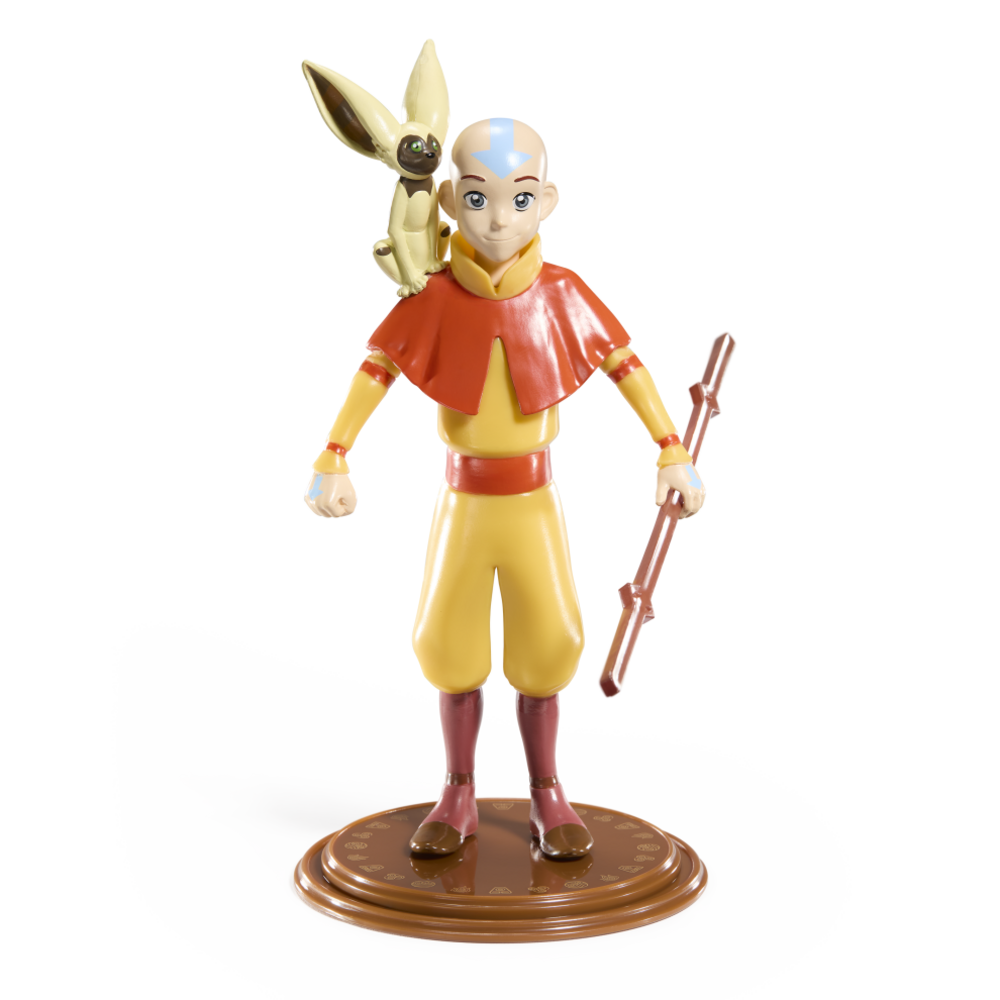 The Noble Collection Avatar The Last Airbender Bendyfigs Bendable Figure Aang 18 cm