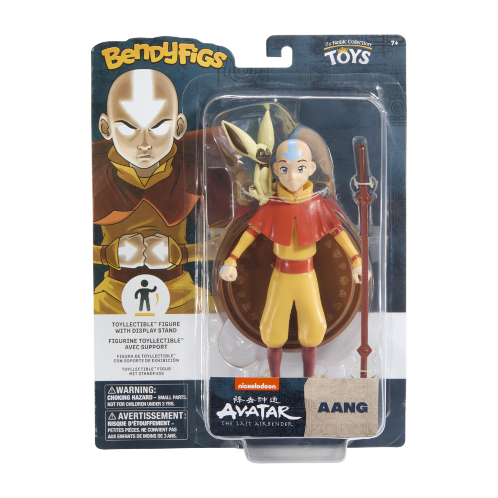 The Noble Collection Avatar The Last Airbender Bendyfigs Bendable Figure Aang 18 cm