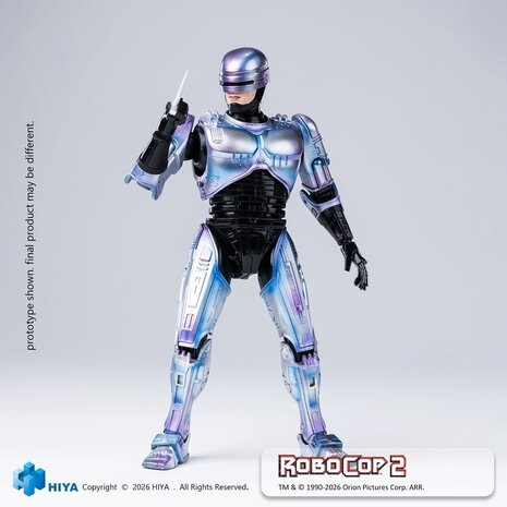 Hiya Toys Robocop 2 Exquisite Super Action Figure 1/12 Robocop 17 cm
