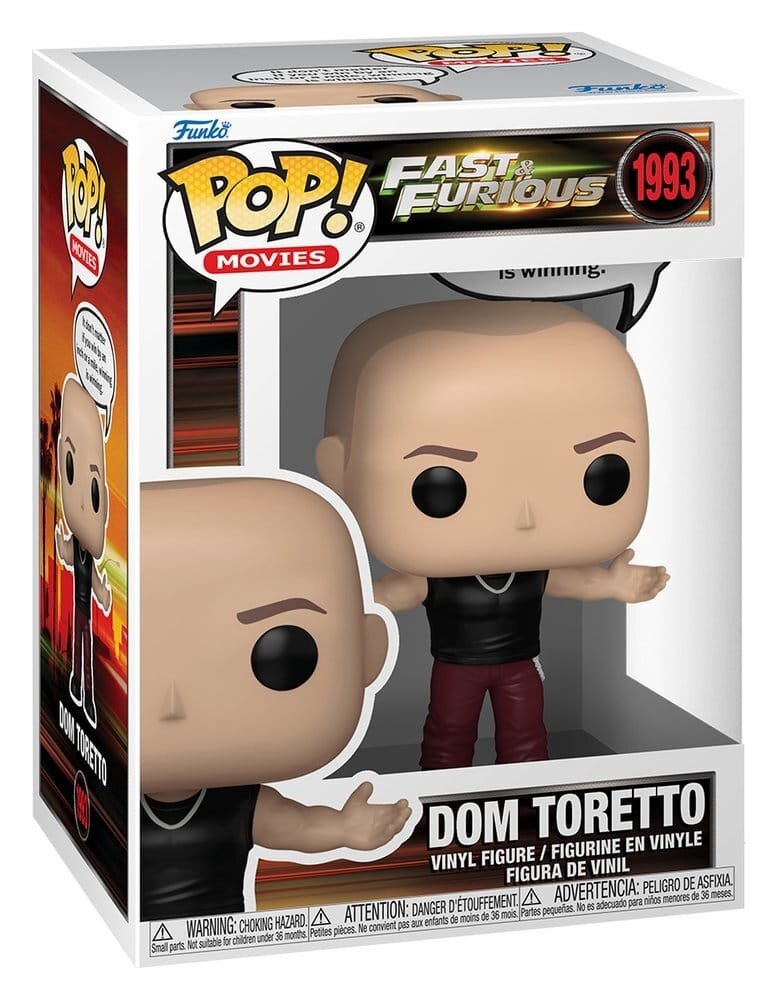 Funko Fast & Furious POP! Sayings Vinyl Figure Dominic Toretto #1993