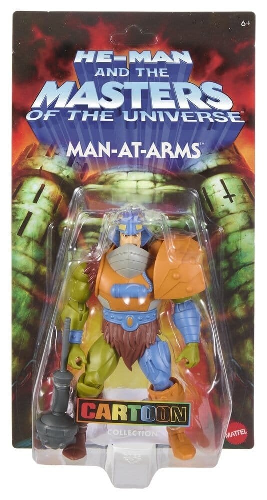 Mattel Masters of the Universe Origins Action Figure Cartoon Collection: Man-At-Arms 14 cm