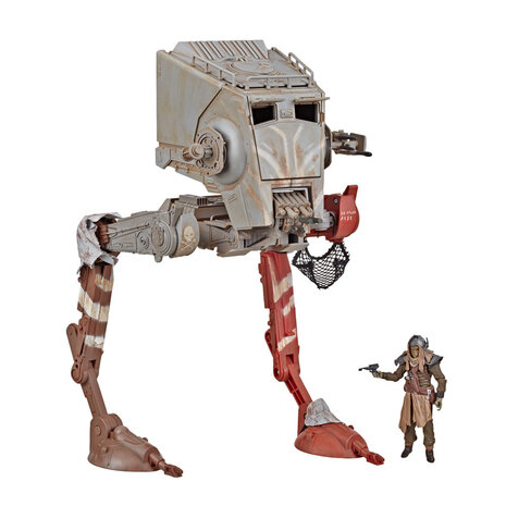 Hasbro Star Wars The Mandalorian Vintage Collection Vehicle AT-ST Raider & Klatooinian