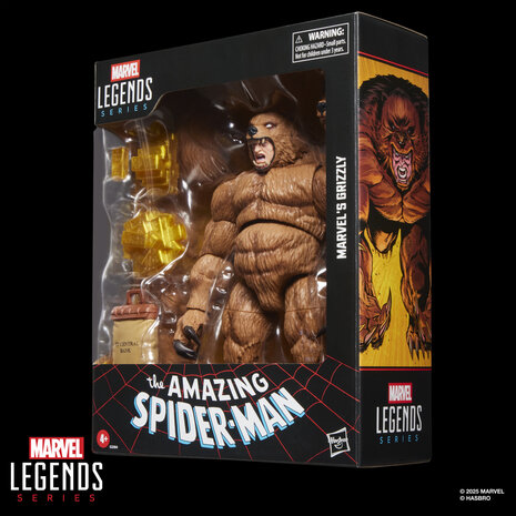 Hasbro The Amazing Spider-Man Marvel Legends Action Figure Marvel's Grizzly