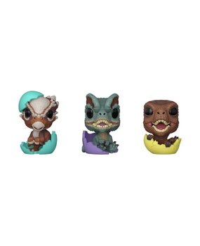 Funko Jurassic Park Pocket POP! Vinyl Figure Easter Egg 3-Pack Dinos 4 cm