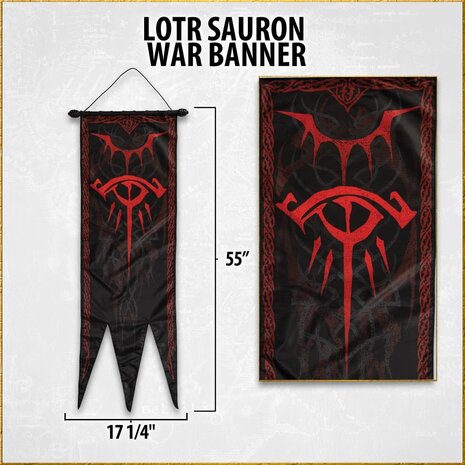 United Cutlery Lord of the Rings Replica 1/1 Sauron War Banner