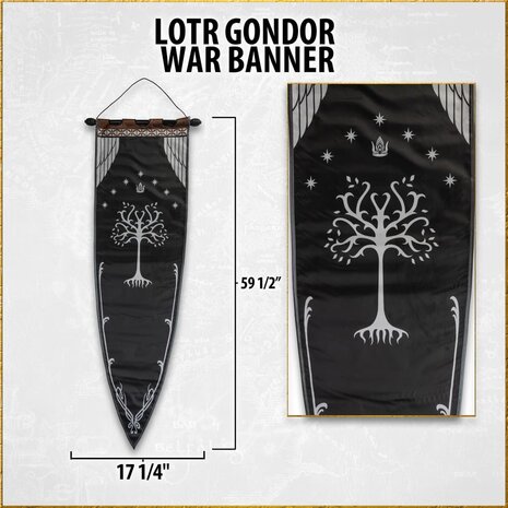 United Cutlery Lord of the Rings Replica 1/1 Gondor War Banner