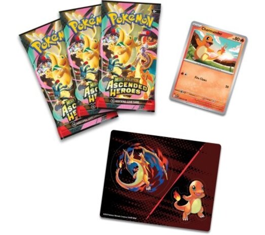 The Pokémon Company Pokémon Mega Evolution Ascended Heroes Tech Sticker Collection Charmander