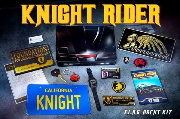 Doctor Collector Knight Rider Gift Box F.L.A.G Agent Kit Doctor Collector Knight Rider Gift Box F.L.A.G Agent Kit