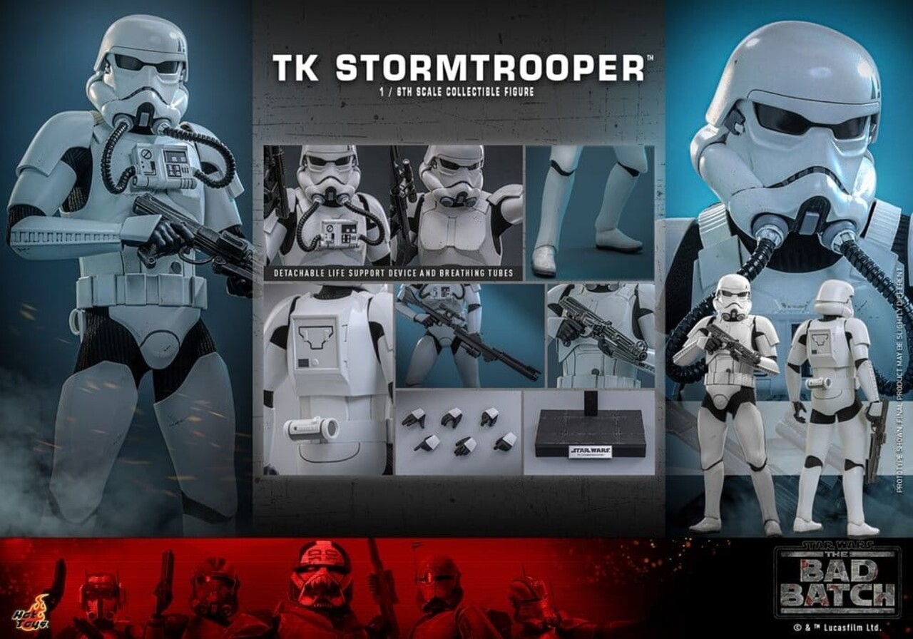 Hot Toys Star Wars: The Bad Batch Action Figure 1/6 TK Stormtrooper 30 cm Hot Toys Star Wars: The Bad Batch Action Figure 1/6 TK Stormtrooper 30 cm