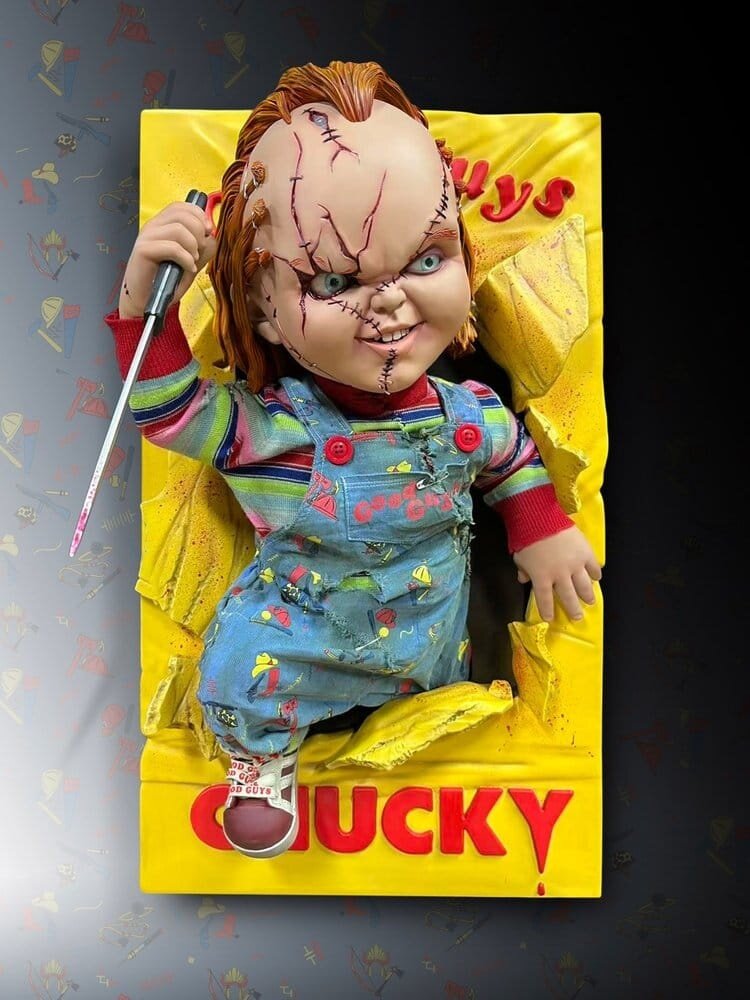 Hollywood Collectibles Group Chucky (Child´s Play) Wall Sculpture 1/2 Bride of Chucky 38 cm Hollywood Collectibles Group Chucky (Child´s Play) Wall Sculpture 1/2 Bride of Chucky 38 cm