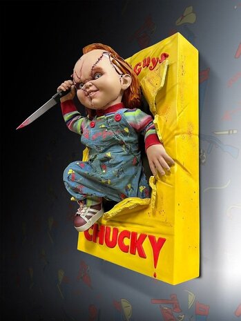 Hollywood Collectibles Group Chucky (Child´s Play) Wall Sculpture 1/2 Bride of Chucky 38 cm Hollywood Collectibles Group Chucky (Child´s Play) Wall Sculpture 1/2 Bride of Chucky 38 cm
