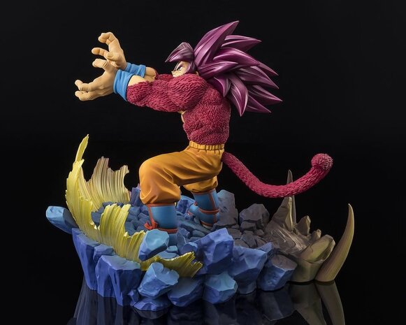Tamashii Nations Dragon Ball Daima FiguartsZERO Extra Battle PVC Statue Marshall Super Saiyan 4 Son Goku Daima