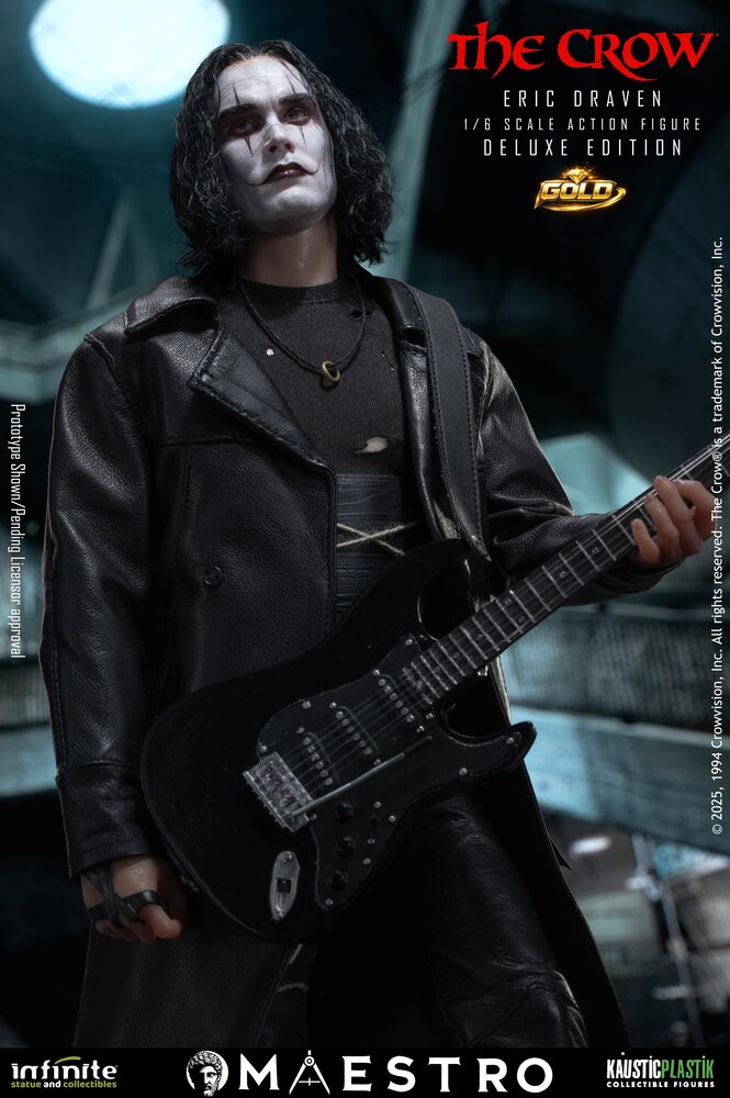 Infinite Statue The Crow Action Figure 1/6 Eric Draven Luxury Deluxe Edition Gold Infinite Statue The Crow Action Figure 1/6 Eric Draven Luxury Deluxe Edition Gold