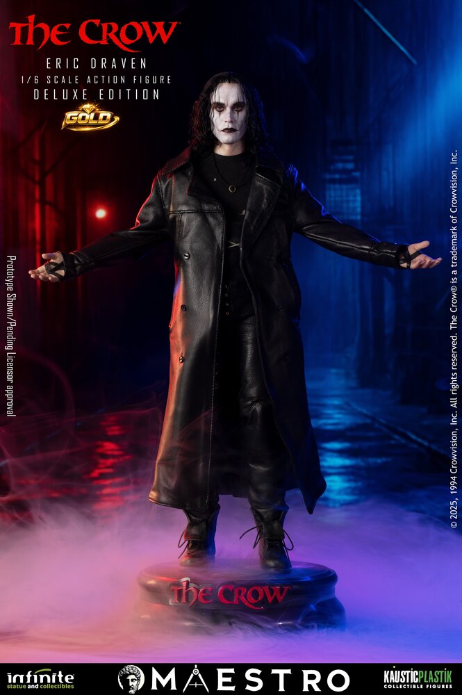 Infinite Statue The Crow Action Figure 1/6 Eric Draven Luxury Deluxe Edition Gold Infinite Statue The Crow Action Figure 1/6 Eric Draven Luxury Deluxe Edition Gold