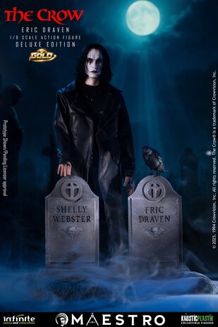 Infinite Statue The Crow Action Figure 1/6 Eric Draven Luxury Deluxe Edition Gold Infinite Statue The Crow Action Figure 1/6 Eric Draven Luxury Deluxe Edition Gold
