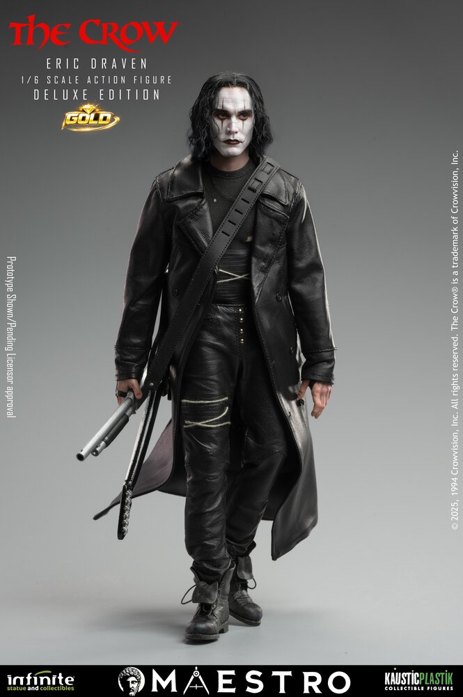 Infinite Statue The Crow Action Figure 1/6 Eric Draven Luxury Deluxe Edition Gold Infinite Statue The Crow Action Figure 1/6 Eric Draven Luxury Deluxe Edition Gold