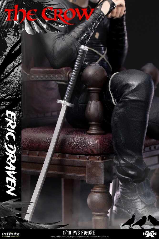 Infinite Statue The Crow Statue 1/10 Eric Draven 20 cm Infinite Statue The Crow Statue 1/10 Eric Draven 20 cm