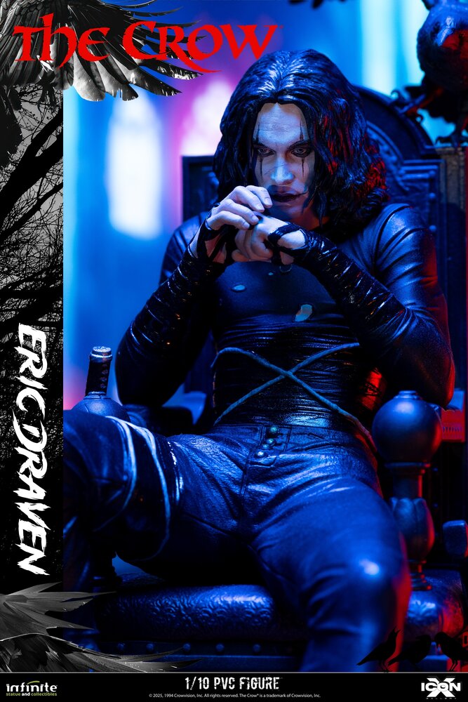 Infinite Statue The Crow Statue 1/10 Eric Draven 20 cm Infinite Statue The Crow Statue 1/10 Eric Draven 20 cm