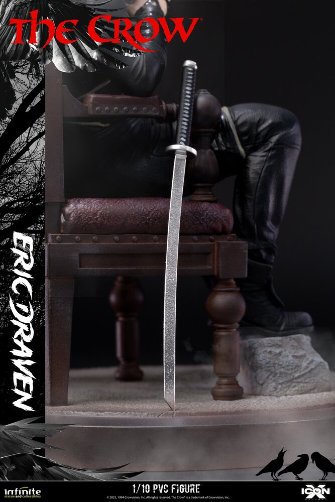 Infinite Statue The Crow Statue 1/10 Eric Draven 20 cm Infinite Statue The Crow Statue 1/10 Eric Draven 20 cm