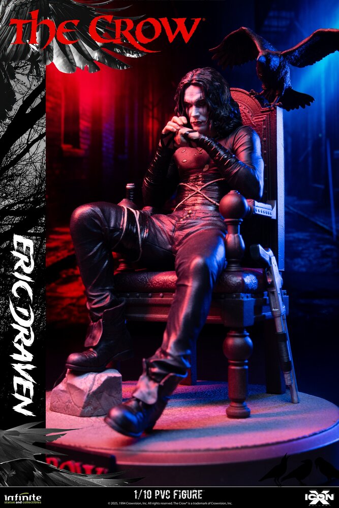 Infinite Statue The Crow Statue 1/10 Eric Draven 20 cm Infinite Statue The Crow Statue 1/10 Eric Draven 20 cm