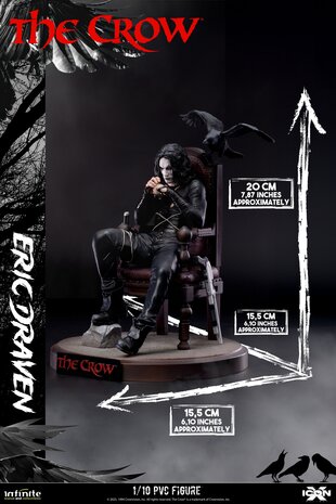 Infinite Statue The Crow Statue 1/10 Eric Draven 20 cm Infinite Statue The Crow Statue 1/10 Eric Draven 20 cm