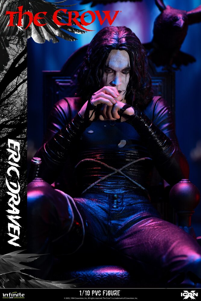 Infinite Statue The Crow Statue 1/10 Eric Draven 20 cm Infinite Statue The Crow Statue 1/10 Eric Draven 20 cm