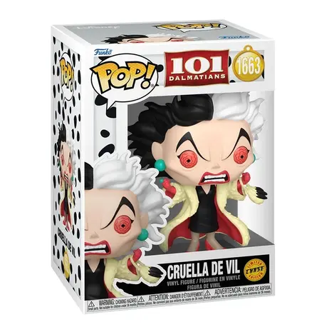 Funko 101 Dalmatians POP! Vinyl Figures Cruella De Vil (Chase) #1663 Funko 101 Dalmatians POP! Vinyl Figures Cruella De Vil (Chase) #1663