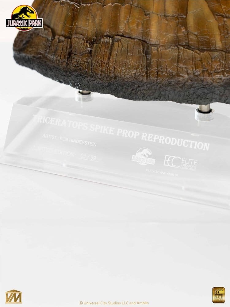 Elite Creature Collectibles Jurassic Park Statue Triceratops Spike Prop 19 cm Elite Creature Collectibles Jurassic Park Statue Triceratops Spike Prop 19 cm