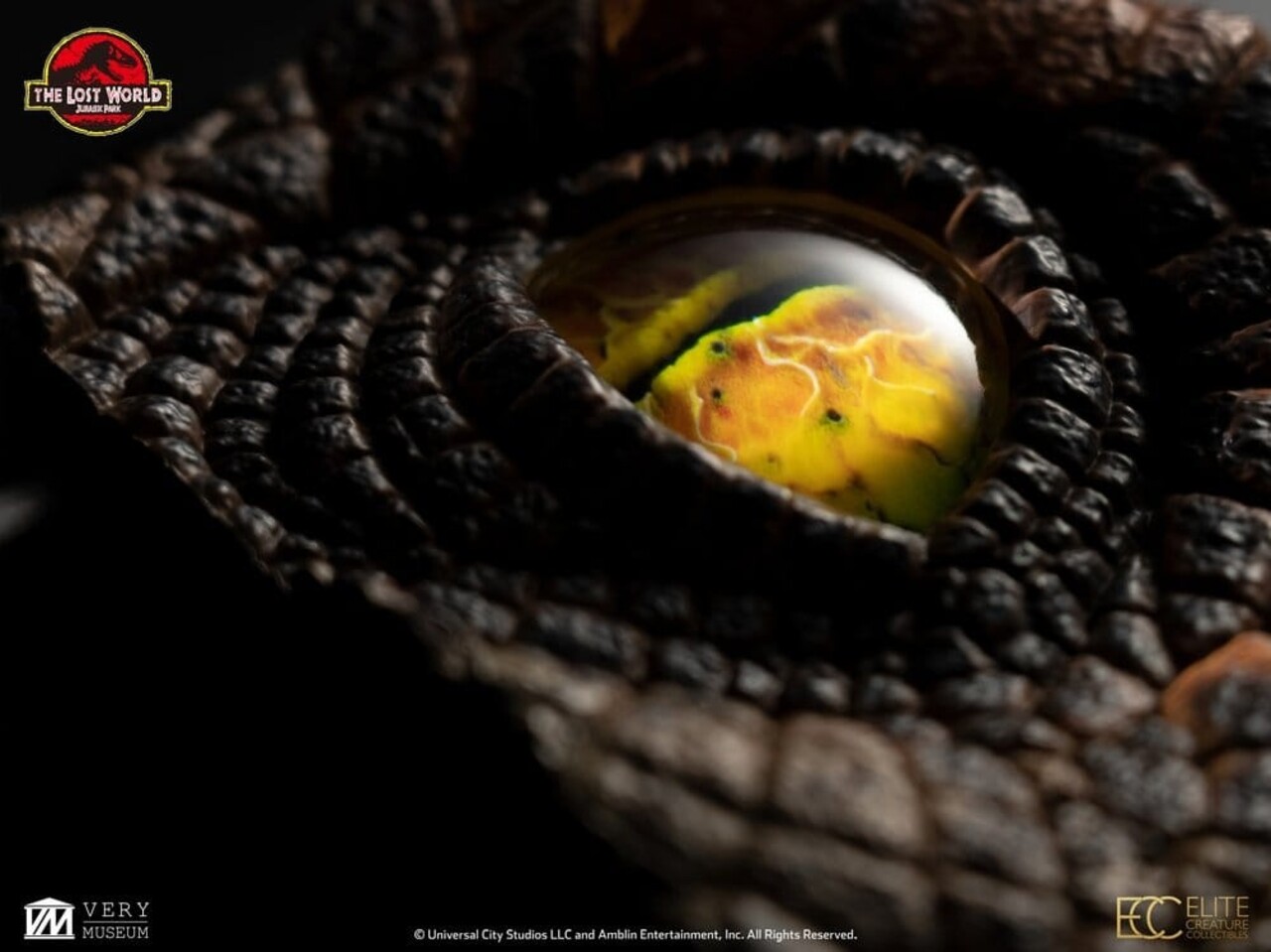 Elite Creature Collectibles The Lost World: Jurassic Park Replica Bust Male Velociraptor Eye Prop 23 cm Elite Creature Collectibles The Lost World: Jurassic Park Replica Bust Male Velociraptor Eye Prop 23 cm