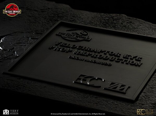 Elite Creature Collectibles The Lost World: Jurassic Park Replica Bust Male Velociraptor Eye Prop 23 cm Elite Creature Collectibles The Lost World: Jurassic Park Replica Bust Male Velociraptor Eye Prop 23 cm