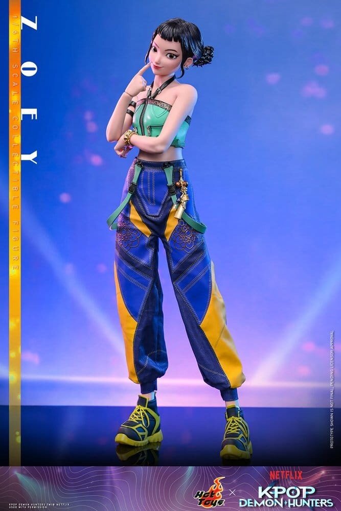 Hot Toys KPop Demon Hunters Action Figure 1/6 Zoey 27 cm