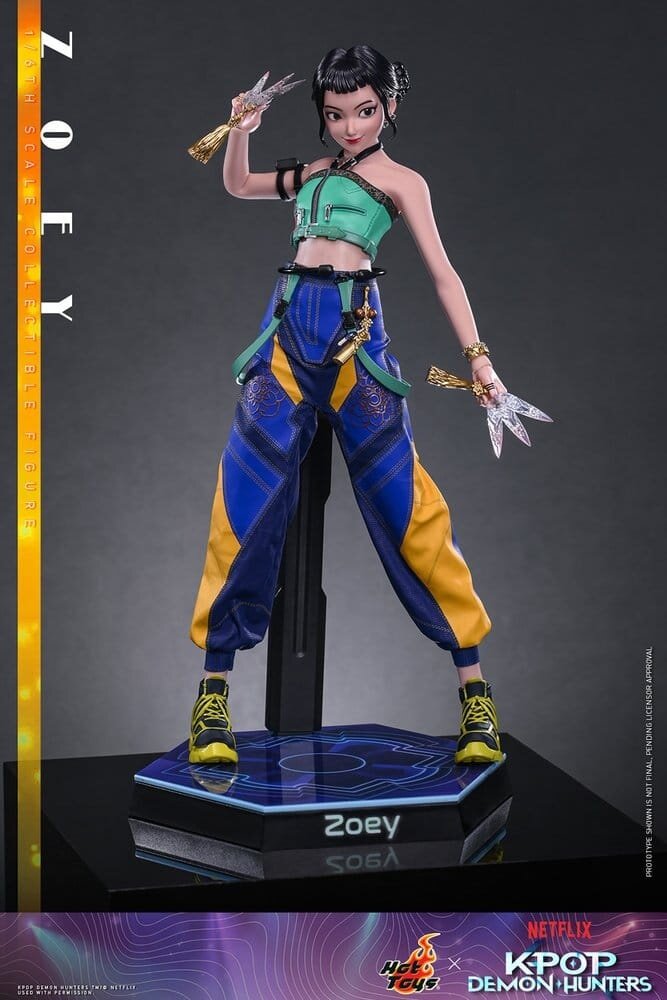 Hot Toys KPop Demon Hunters Action Figure 1/6 Zoey 27 cm
