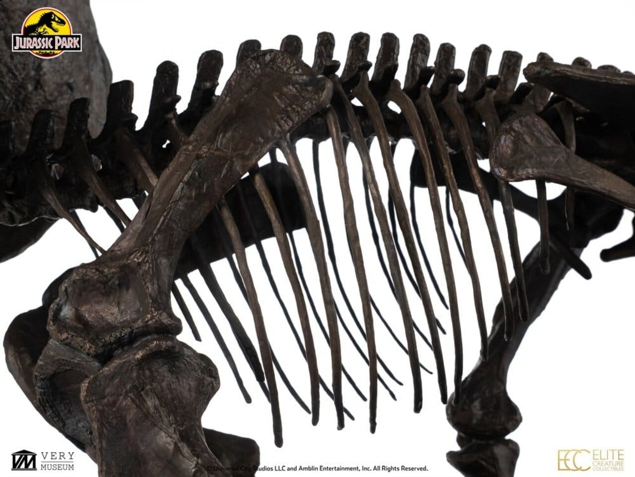 Elite Creature Collectibles Jurassic World ECC Elite Creature Line Statue 1/12 Triceratops Fossil Skeleton Bronze 33 cm Elite Creature Collectibles Jurassic World ECC Elite Creature Line Statue 1/12 Triceratops Fossil Skeleton Bronze 33 cm